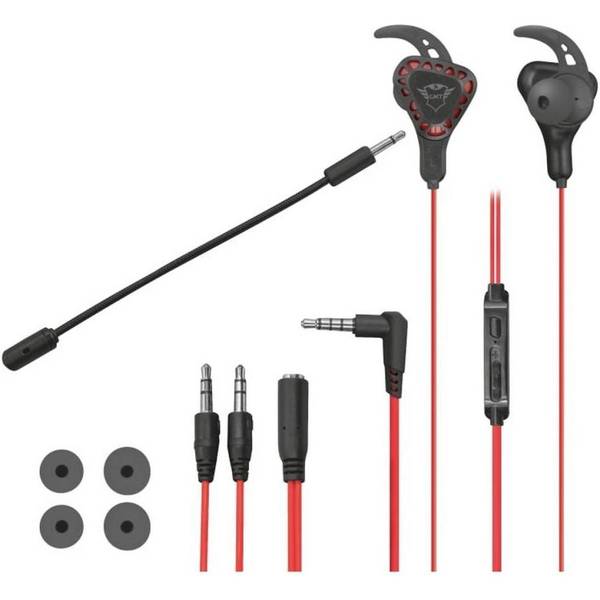 Навушники з мікрофоном Trust GXT 408 Cobra Multiplatform Red (23029)