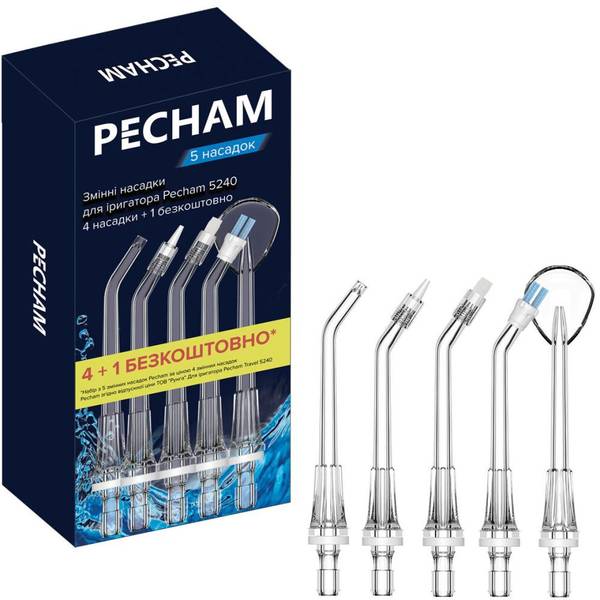 Насадки для іригатора Pecham Насадки для іригатора Pecham Travel PC-5240 Black (4822201370012)