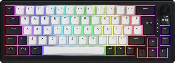 Клавіатура HATOR Skyfall 65 MAG ULTIMA 8K Wireless Black-White (HTK3860EU)