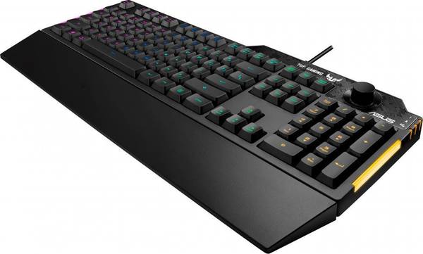Клавіатура ASUS TUF Gaming RGB Black (90MP01X0-BKMA00)