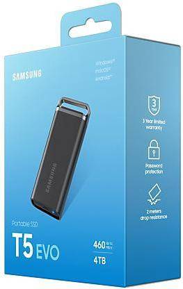 SSD накопичувач Samsung T5 EVO 4 TB (MU-PH4T0S)