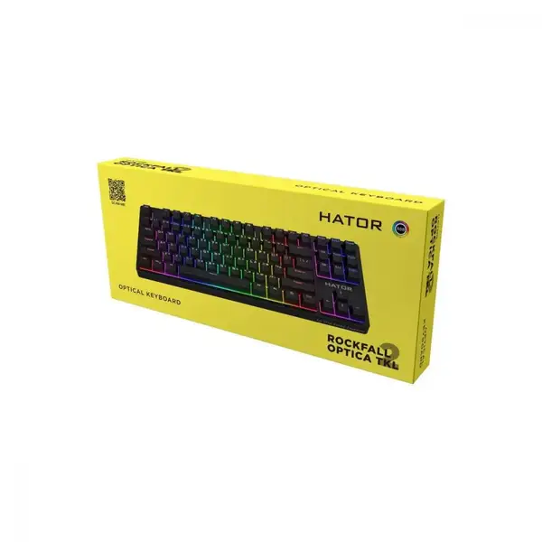 Клавиатура HATOR Rockfall 2 Optica TKL Black Switch Black (HTK-730)