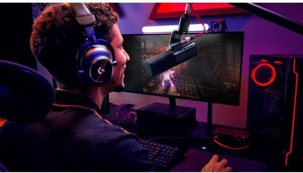 Мікрофон студійний Logitech G Yeti Studio Active Dynamic XLR Black (988-000565)