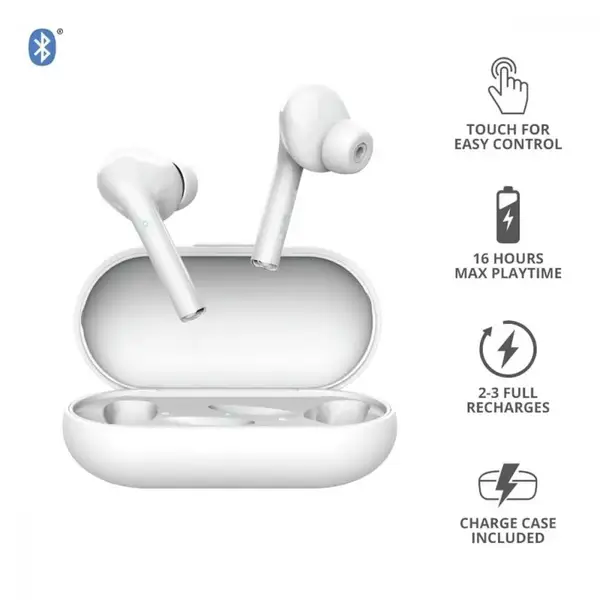 Навушники TWS Trust Nika Touch True Wireless Mic White (23705)