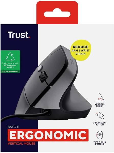 Миша Trust Bayo 2 Ergonomic Black (25144_TRUST)