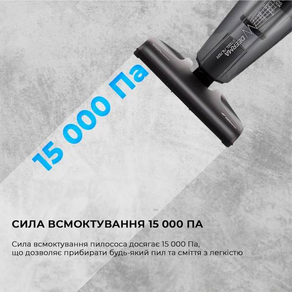 Пилосос 2в1 (вертикальний + ручний) Deerma Corded Hand Stick Vacuum Cleaner DX115C