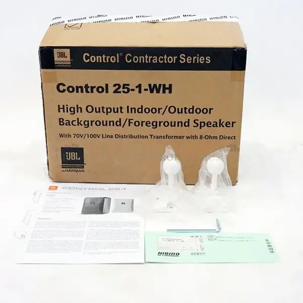 Трансляційна акустична система JBL Control 25-1 White