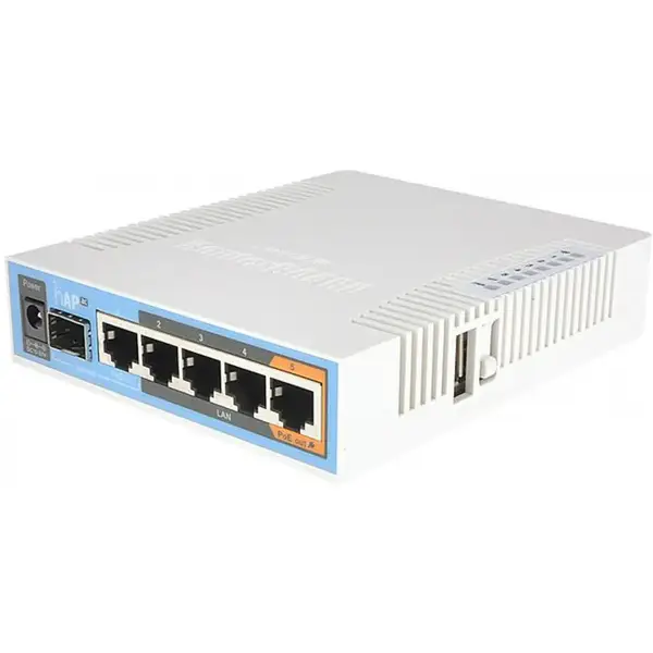 Бездротовий маршрутизатор (роутер) Mikrotik hAP ac (RB962UiGS-5HacT2HnT)