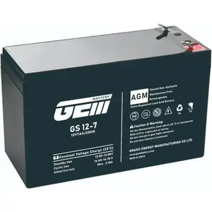 Акумулятор для ДБЖ/інвертора GEM BATTERY GS 12-7 Акумулятор для ДБЖ/інвертора GEM BATTERY GS 12-7