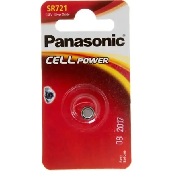Батарейка Panasonic SR721 bat(1.55B) Silver Oxide 1шт (SR-721EL/1B)