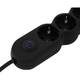 Мережевий фільтр 2E Plus 5 м, 3 розетки Black (2E-U03VES5MBK)