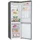 Холодильник з морозильною камерою LG GC-B459SLCL