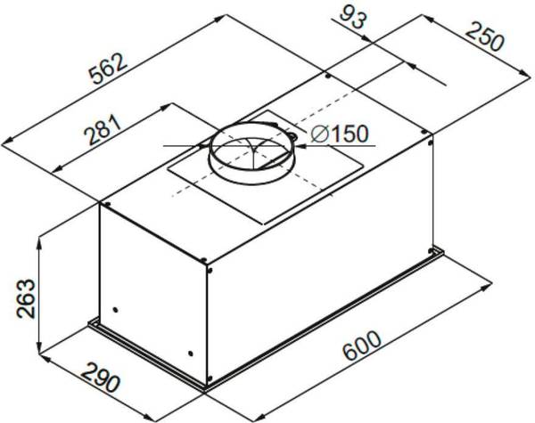 Витяжка вбудована Hansa OMC6551BH