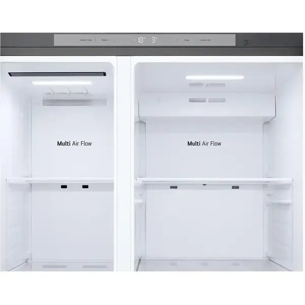 Холодильник з морозильною камерою LG GC-B257KNHW