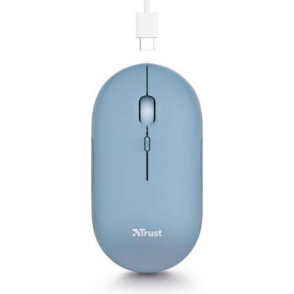 Миша Trust Puck Rechargeable Ultra-Thin BT WL Silent Blue (24126_TRUST)