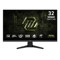 Монитор MSI 31.5" MAG 325QF E18V VA Black 180Hz; 2560х1440, 0.5 мс, 300 кд/м2, DisplayPort, 2xHDMI