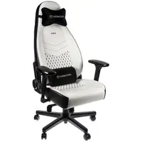 Ігрове крісло Noblechairs ICON штучна шкіра, білий/чорний