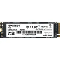 Накопитель SSD  512GB Patriot P320 M.2 2280 PCIe 3.0 x4 NVMe 3D NAND (P320P512GM28)