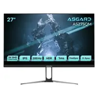 Монитор ASGARD Gaming 27" AS275QM IPS Black 200Hz; 2560х1440, 300 кд/м2, 1 мс, 2хDisplayPort, 2хHDMI, динамики 2х2 Вт
