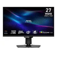 Монитор MSI 27" MAG 274QPF X30MV VA Black 300Hz; 2560х1440, 400 кд/м2, 0.5 мс, DisplayPort, 2xHDMI, 1хUSB Type-C
