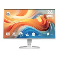 Монитор MSI 24" PRO MP243W E14 IPS White 144Hz; 1920х1080, 1 мс, 300 кд/м2, DisplayPort, динамики 2х2 Вт, HDMI