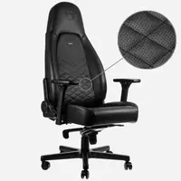 Ігрове крісло Noblechairs ICON штучна шкіра, чорний