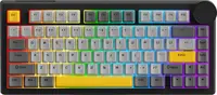 Бездротова механічна клавіатура Ajazz AK820 V2 Coconut Flake Switch (AK820-V2-CF-BGY)