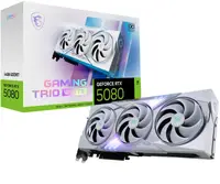 Відеокарта PCIE16 RTX5080 16GB GDDR7 5080 16G GAM TRIO OC WHITE MSI